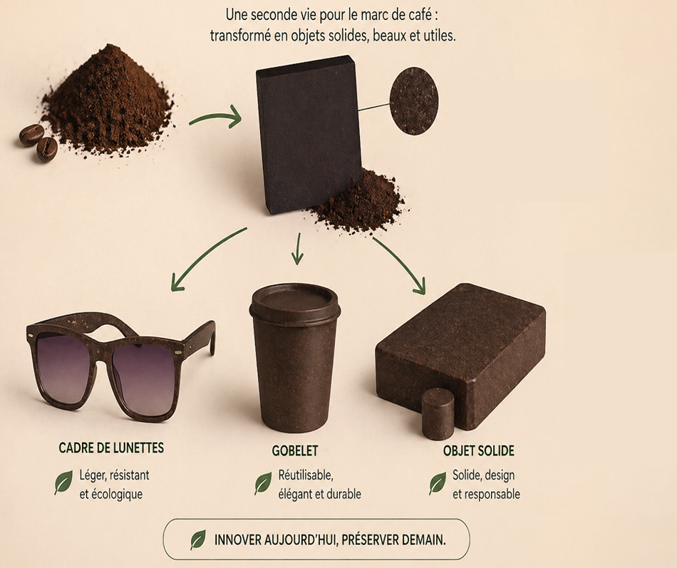 Biomatériau café